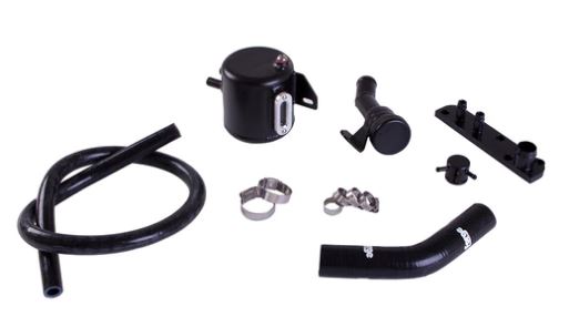 Forge Oil Catch Tank System for 2.0TFSI with Charcoal Canister installed