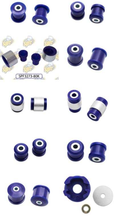 SuperPro Front and Rear Suspension Bush Kit (Normal Road Use with Caster Increase and Anti-Lift) - VAG 2.0 TFSI